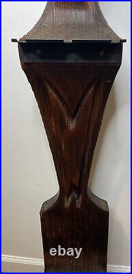 Vintage Witco Chess Horse Fireplace Tool Holder Statue 48 MCM Hand Carved Rare