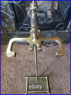 Vintage fireplace 4 Piece Tool Set With Stand tong shovel brush poker Taiwan