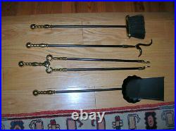 Virginia Metalcrafters Fireplace 5 Pc Pannell Tool Set Never Used