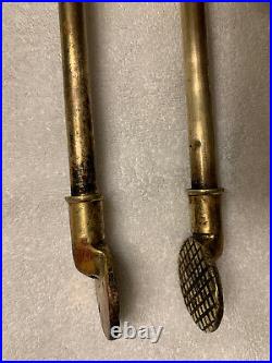 Virginia Metalcrafters (Harvin) Solid Brass Fire Tool Set 879 Model