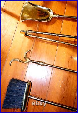 Williamsburg Virginia Metalcrafters / Harvin 5 Piece Fireplace Tools